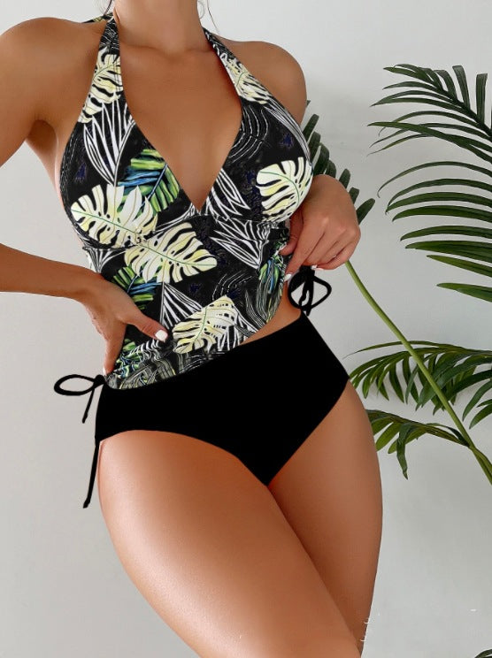 Wholesale Sexy Split Bow Tie Beach Spa Swimsuit